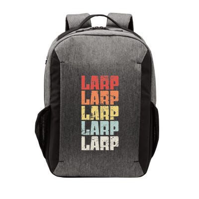 Larp Retro Distressed Larping Vector Backpack
