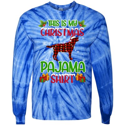 Labrador Retriever Dog Xmas Gift Meaningful Gift Tie-Dye Long Sleeve Shirt