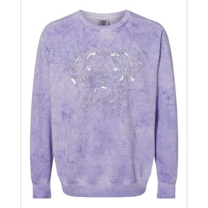 Labrador Retriever Dog Colorblast Crewneck Sweatshirt