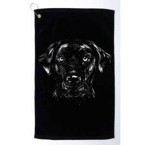 Labrador Retriever Dog Platinum Collection Golf Towel