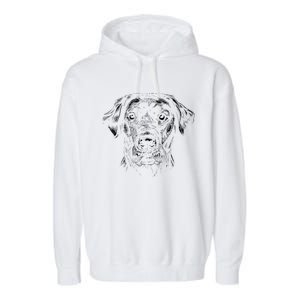 Labrador Retriever Dog Garment-Dyed Fleece Hoodie