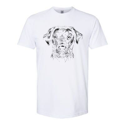 Labrador Retriever Dog Softstyle® CVC T-Shirt