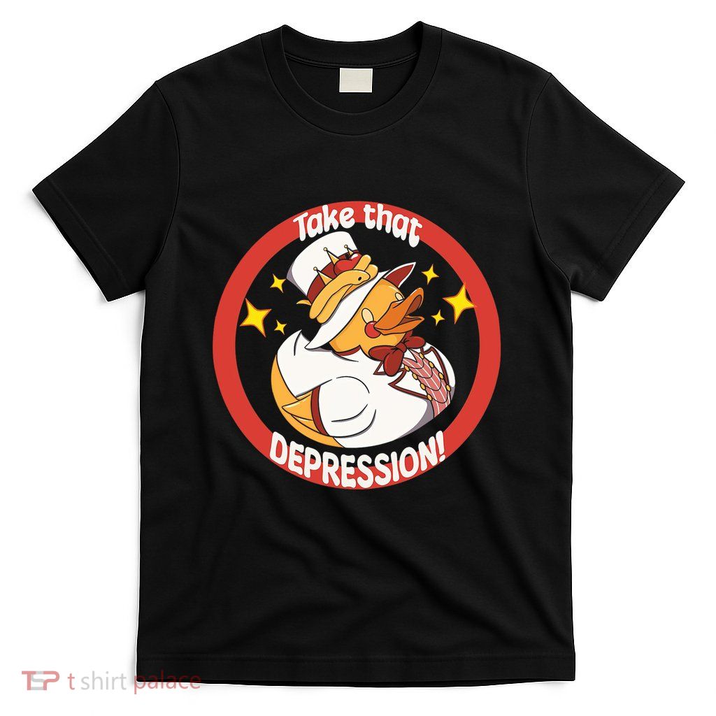 Lucifer Rubber Ducky Take This Depression T-Shirt