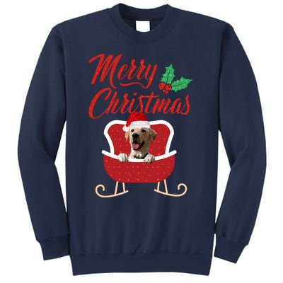 Labrador Retriever Dog Merry Christmas Design For The Holiday Season! Sweatshirt