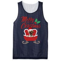 Labrador Retriever Dog Merry Christmas Design For The Holiday Season! Mesh Reversible Basketball Jersey Tank