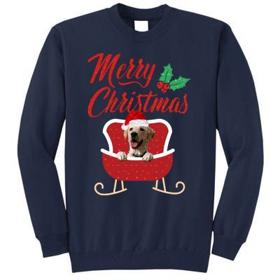 Labrador Retriever Dog Merry Christmas Design For The Holiday Season! Tall Sweatshirt