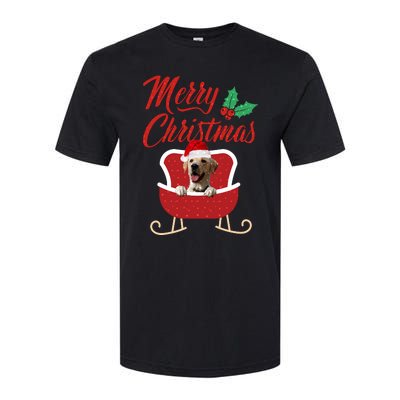 Labrador Retriever Dog Merry Christmas Design For The Holiday Season! Softstyle CVC T-Shirt