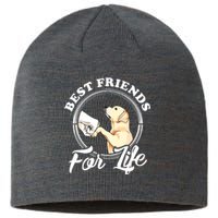 Labrador Retriever Design Funny Labrador Lovers Sustainable Beanie