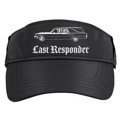 Last Responder Death Humor Funeral Hearse For The Dead Adult Drive Performance Visor