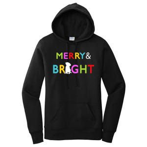 Labrador Retriever Dog Puppy Merry And Bright Christmas Women's Pullover Hoodie