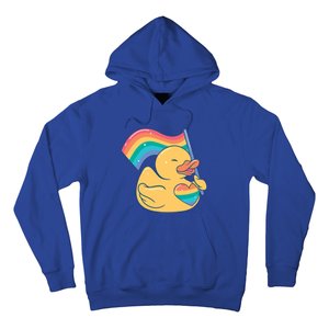 Lgbtq Rubber Duck Colorful Rainbow Proud Gay Month Funny Gift Hoodie