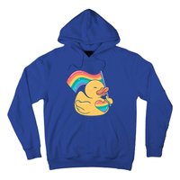 Lgbtq Rubber Duck Colorful Rainbow Proud Gay Month Funny Gift Hoodie