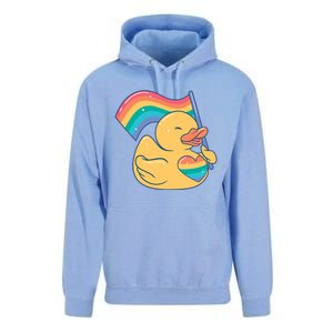 Lgbtq Rubber Duck Colorful Rainbow Proud Gay Month Funny Gift Unisex Surf Hoodie