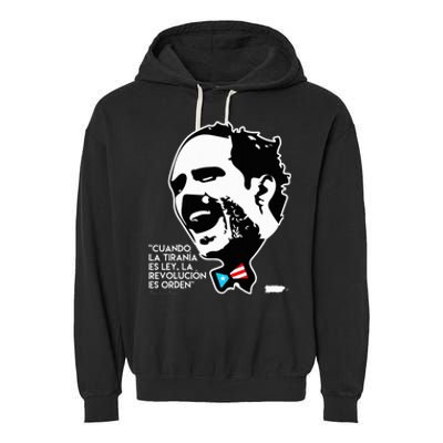 La Revolucion Es Orden Albizu Garment-Dyed Fleece Hoodie