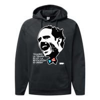 La Revolucion Es Orden Albizu Performance Fleece Hoodie