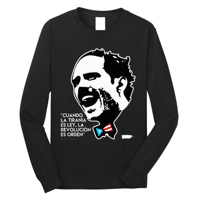 La Revolucion Es Orden Albizu Long Sleeve Shirt