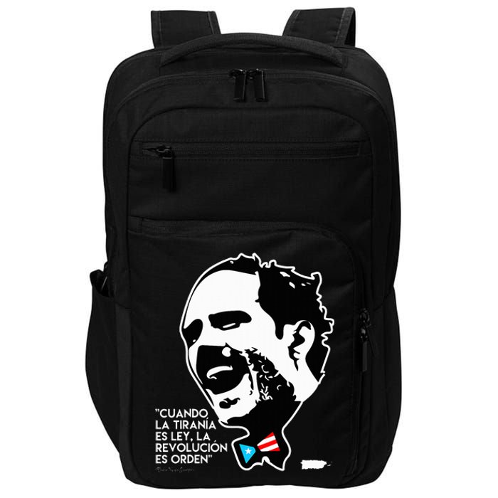 La Revolucion Es Orden Albizu Impact Tech Backpack