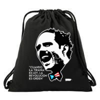 La Revolucion Es Orden Albizu Drawstring Bag