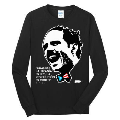 La Revolucion Es Orden Albizu Tall Long Sleeve T-Shirt