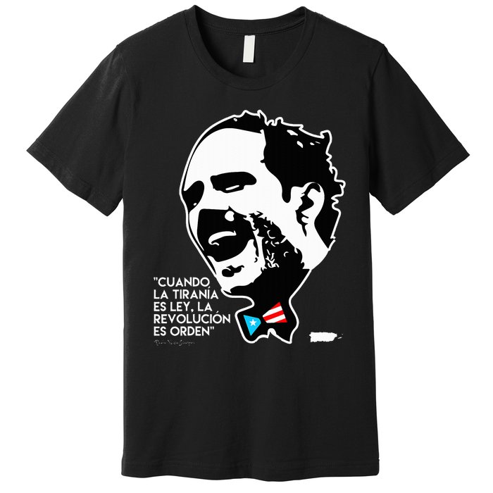 La Revolucion Es Orden Albizu Premium T-Shirt