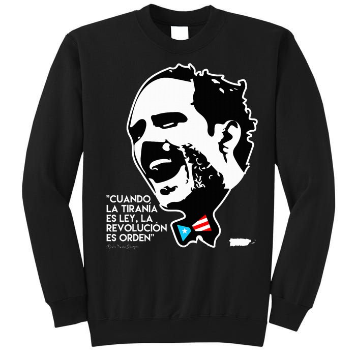 La Revolucion Es Orden Albizu Tall Sweatshirt