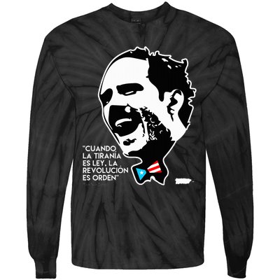 La Revolucion Es Orden Albizu Tie-Dye Long Sleeve Shirt