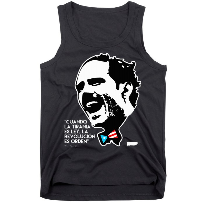 La Revolucion Es Orden Albizu Tank Top