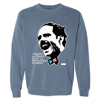 La Revolucion Es Orden Albizu Garment-Dyed Sweatshirt