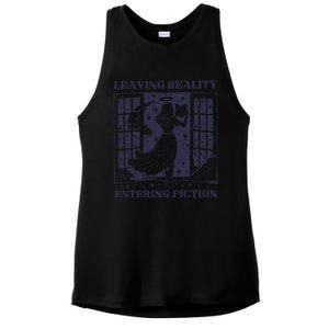 Leaving Reality Entering Fiction Ladies PosiCharge Tri-Blend Wicking Tank