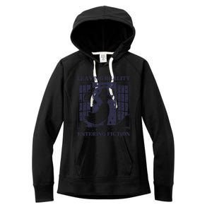 Leaving Reality Entering Fiction Women's Fleece Hoodie