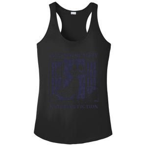 Leaving Reality Entering Fiction Ladies PosiCharge Competitor Racerback Tank