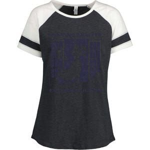 Leaving Reality Entering Fiction Enza Ladies Jersey Colorblock Tee