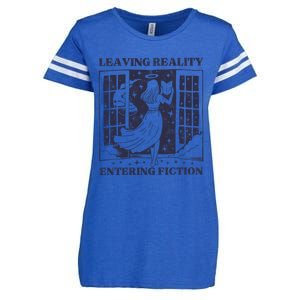 Leaving Reality Entering Fiction Enza Ladies Jersey Football T-Shirt