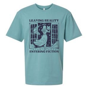 Leaving Reality Entering Fiction Sueded Cloud Jersey T-Shirt