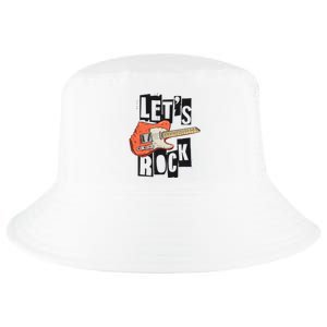 LetS Rock Electric Guitar Music Lover Band Guitarist Cool Comfort Performance Bucket Hat