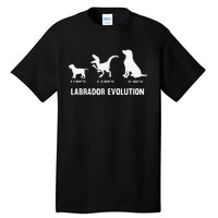 Labrador Retriever Evolution Design for a Labrador Owner Tall T-Shirt