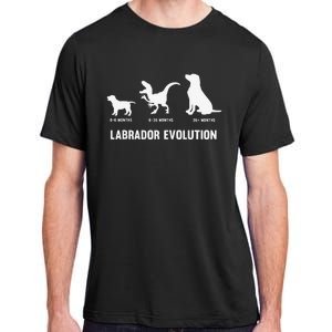 Labrador Retriever Evolution Design for a Labrador Owner Adult ChromaSoft Performance T-Shirt