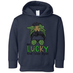 Lucky Real Estate Agent St. Patrick's Day Real Estate Agents Toddler Hoodie