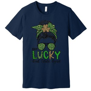 Lucky Real Estate Agent St. Patrick's Day Real Estate Agents Premium T-Shirt