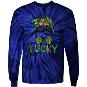 Lucky Real Estate Agent St. Patrick's Day Real Estate Agents Tie-Dye Long Sleeve Shirt