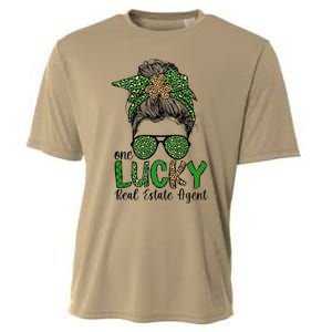 Lucky Real Estate Agent St. Patrick's Day Real Estate Agents Cooling Performance Crew T-Shirt