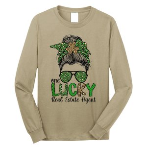 Lucky Real Estate Agent St. Patrick's Day Real Estate Agents Long Sleeve Shirt