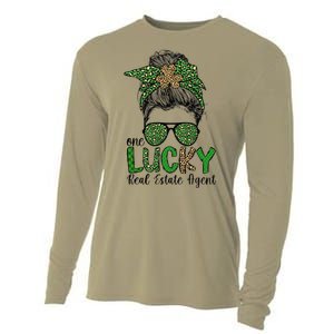 Lucky Real Estate Agent St. Patrick's Day Real Estate Agents Cooling Performance Long Sleeve Crew