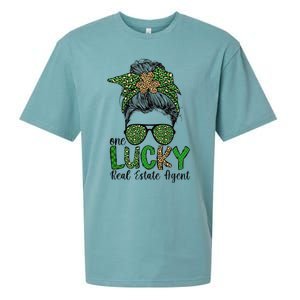 Lucky Real Estate Agent St. Patrick's Day Real Estate Agents Sueded Cloud Jersey T-Shirt