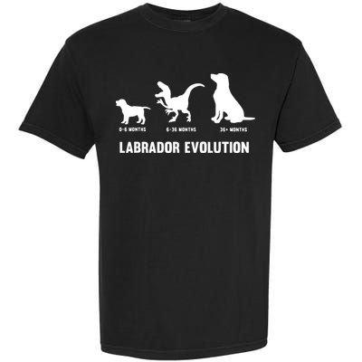 Labrador Retriever Evolution Design For A Labrador Owner Garment-Dyed Heavyweight T-Shirt