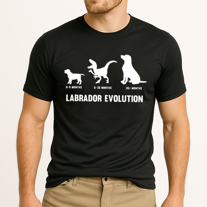 Labrador Retriever Evolution Design For A Labrador Owner Performance Shirt
