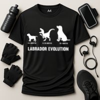 Labrador Retriever Evolution Design For A Labrador Owner Performance Shirt