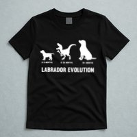 Labrador Retriever Evolution Design For A Labrador Owner T-Shirt