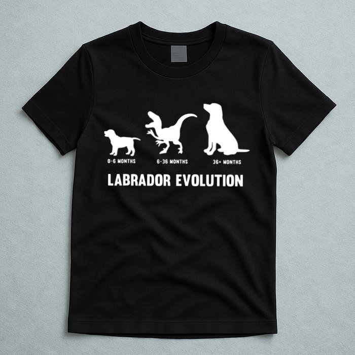 Labrador Retriever Evolution Design For A Labrador Owner T-Shirt