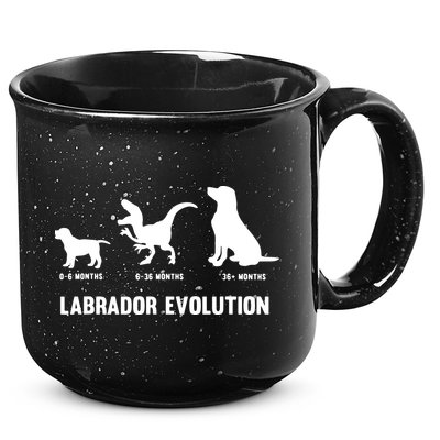 Labrador Retriever Evolution Design For A Labrador Owner 15oz Campfire Ceramic Mug